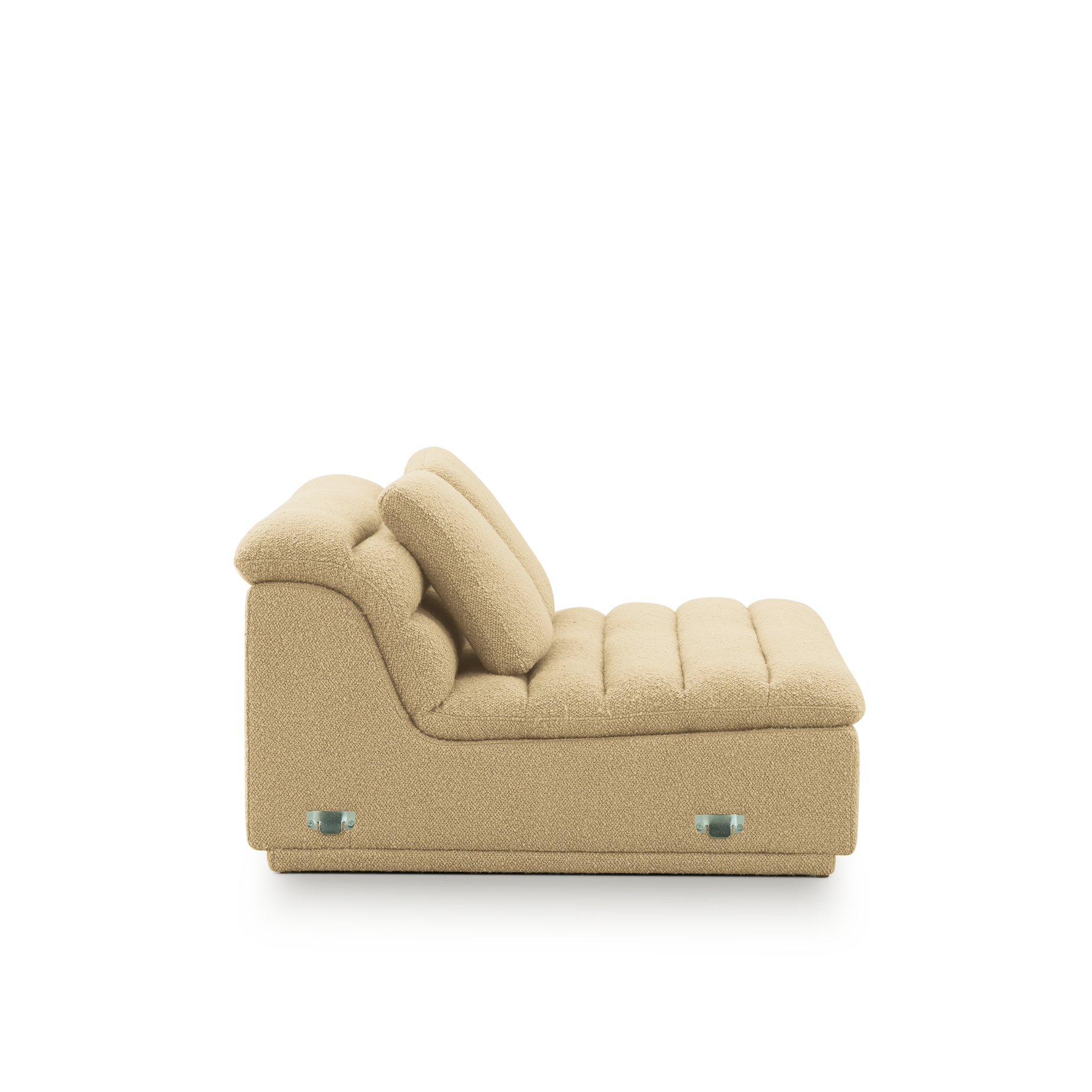 Float 3 Seat Armless Modular Piece - [ Airlie Camel ]