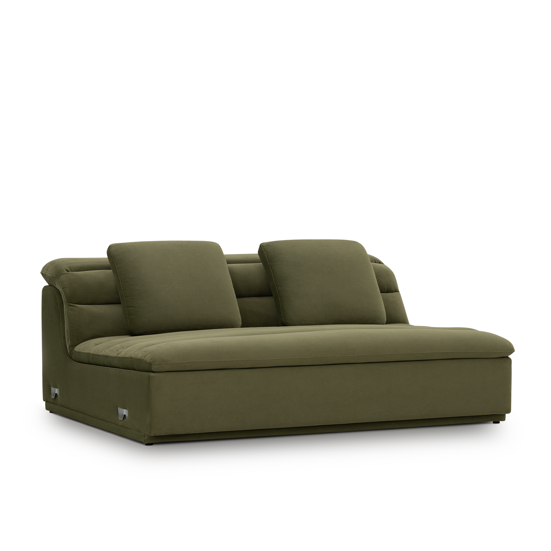 Float 3 Seat Armless Modular Piece - [ Malibu Matcha ]