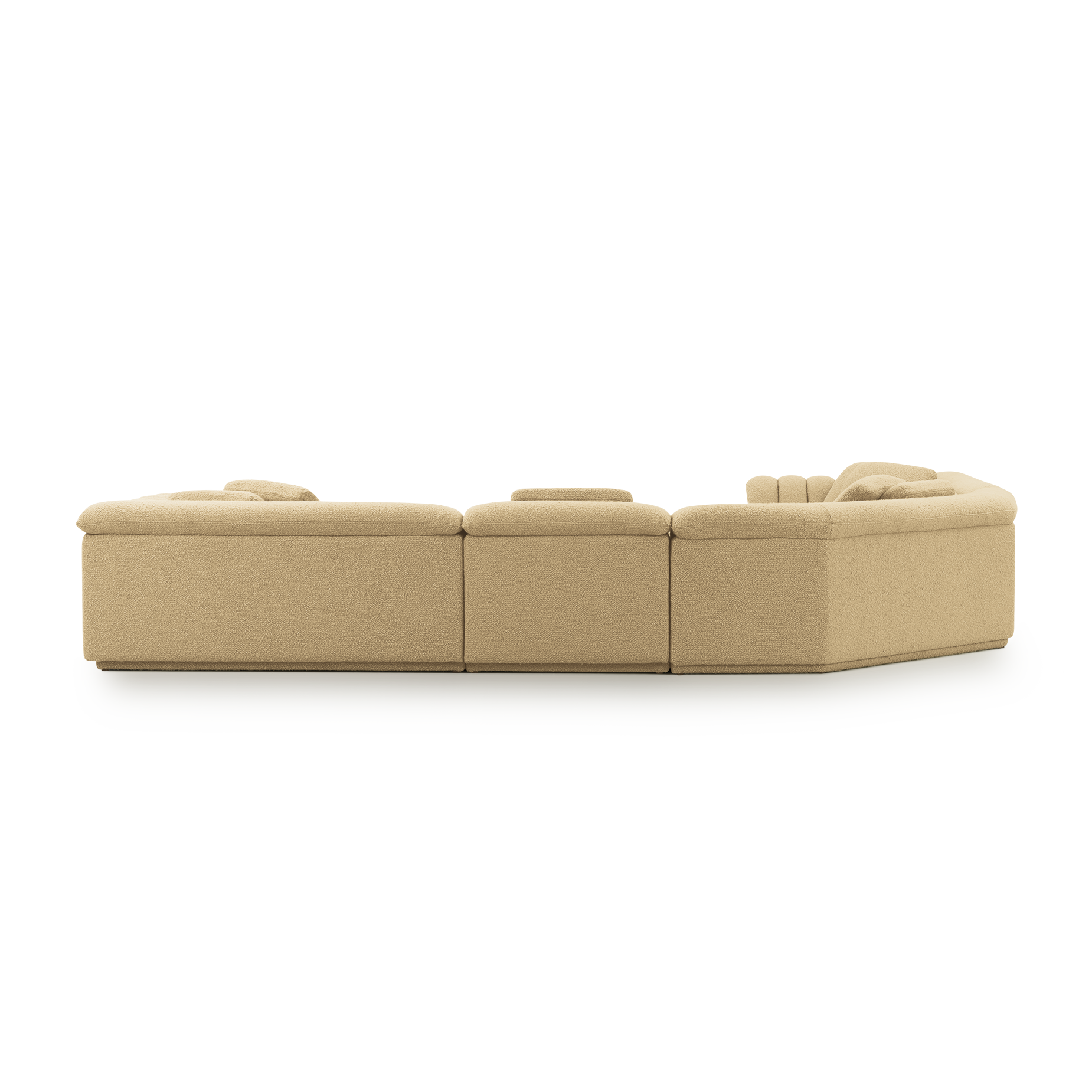 Float 4 Piece Modular Sofa - [ Airlie Camel ]