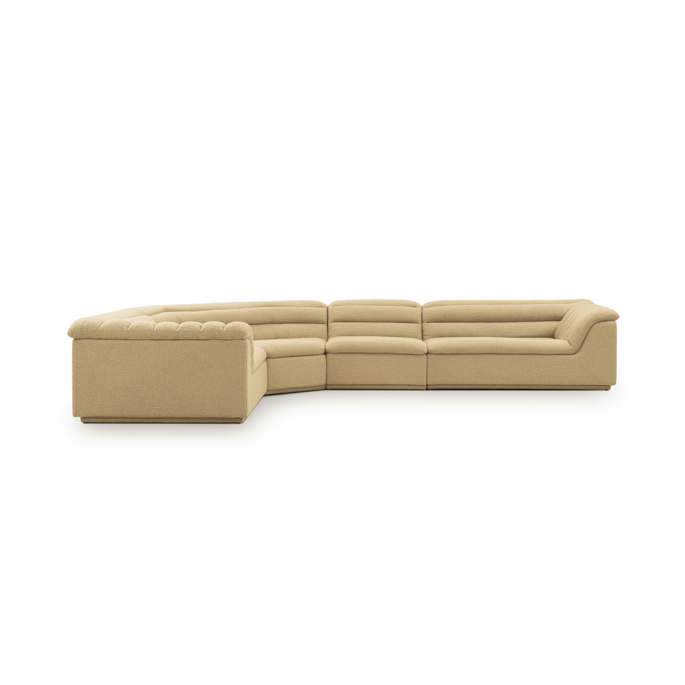 Float 4 Piece Modular Sofa - [ Airlie Camel ]