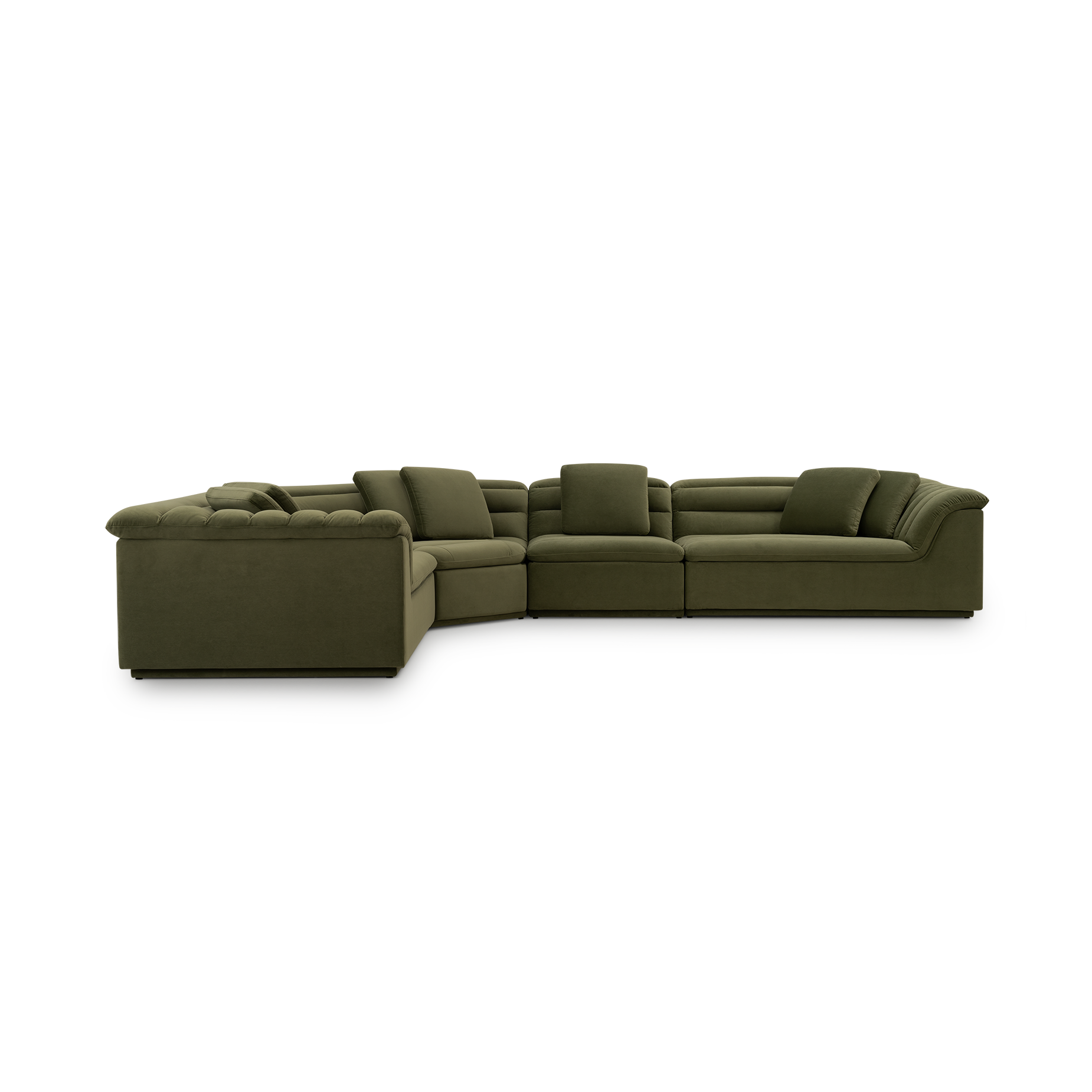 Float 4 Piece Modular Sofa - [ Malibu Matcha ]