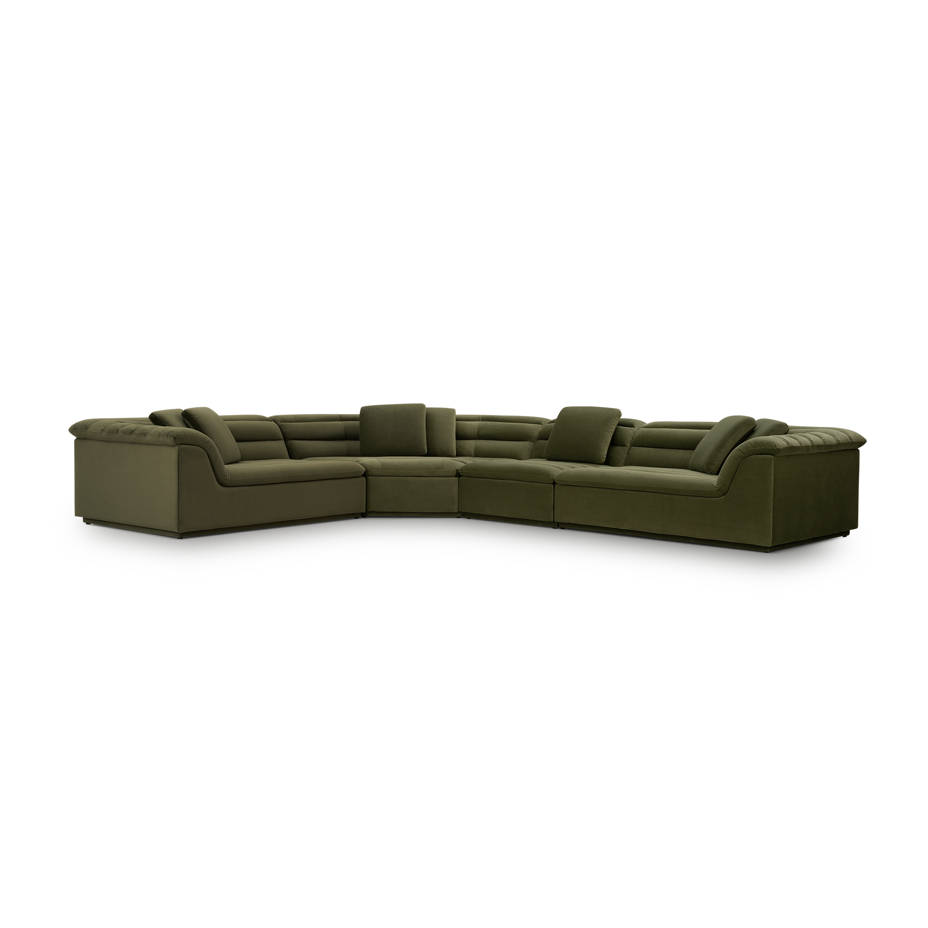 Float 4 Piece Modular Sofa - [ Malibu Matcha ]