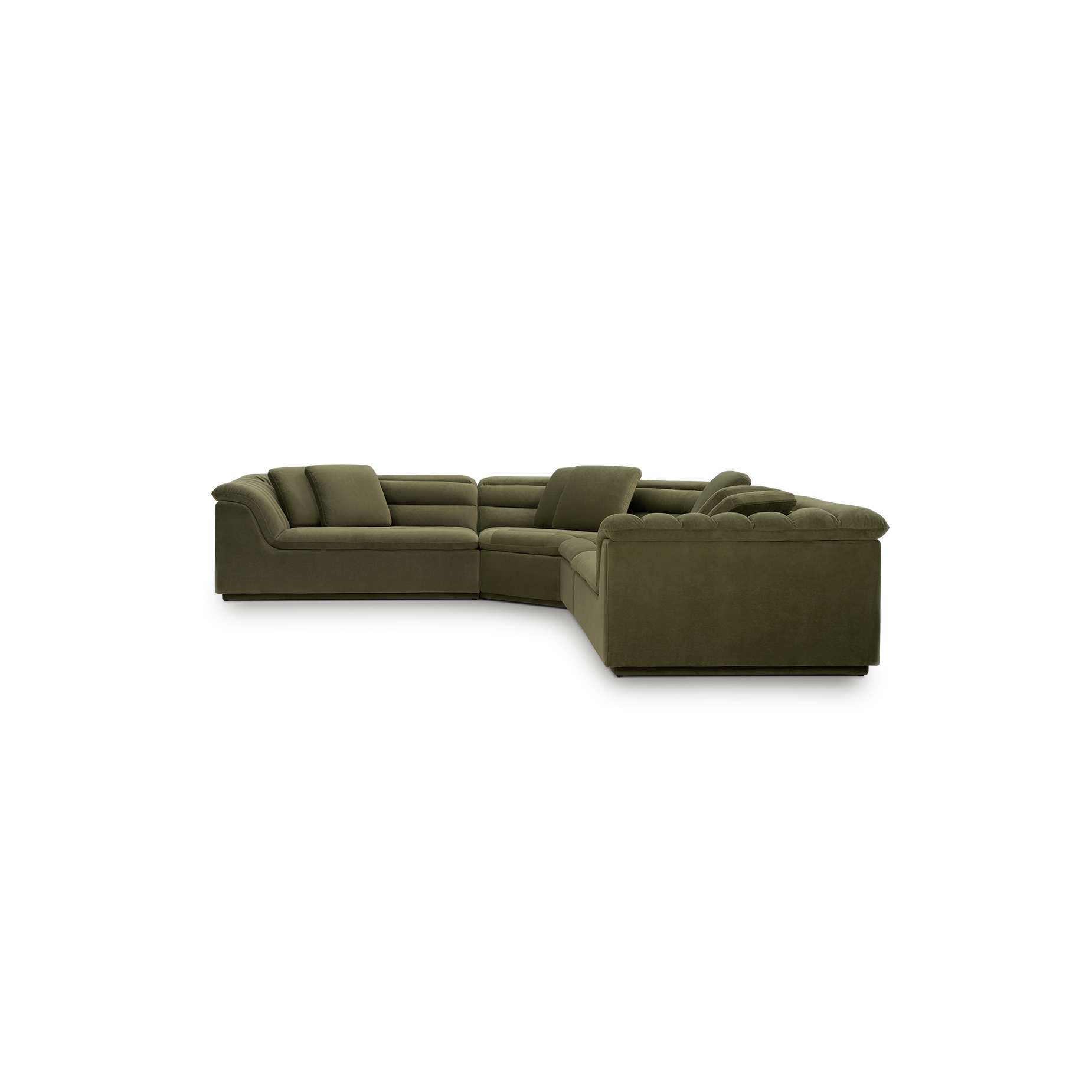 Float 4 Piece Modular Sofa - [ Malibu Matcha ]