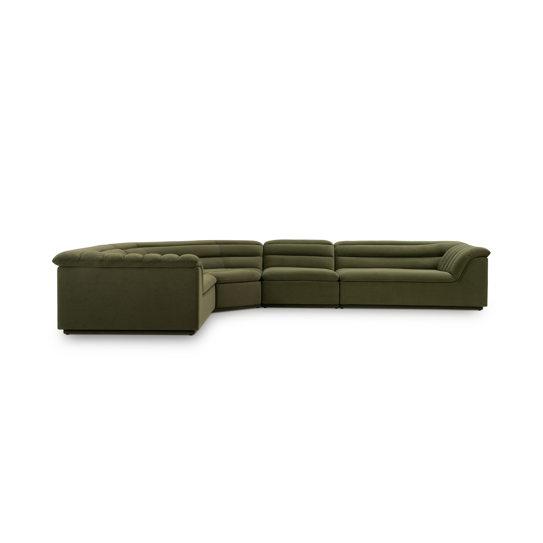 Float 4 Piece Modular Sofa - [ Malibu Matcha ]