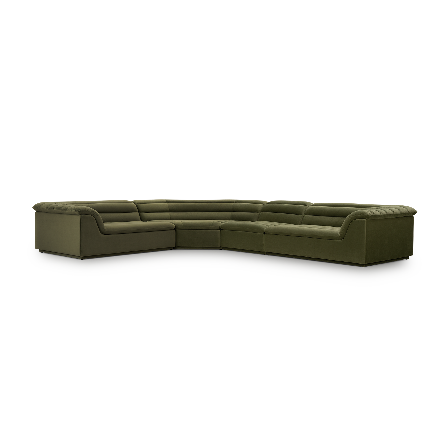 Float 4 Piece Modular Sofa - [ Malibu Matcha ]