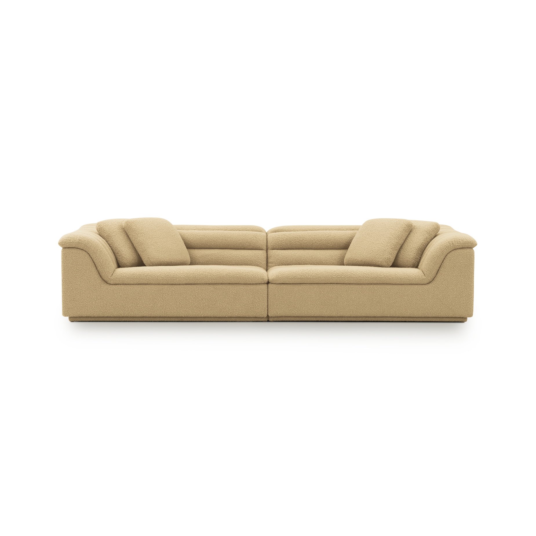 Float 4 Seat Sofa - [ Airlie Camel ]