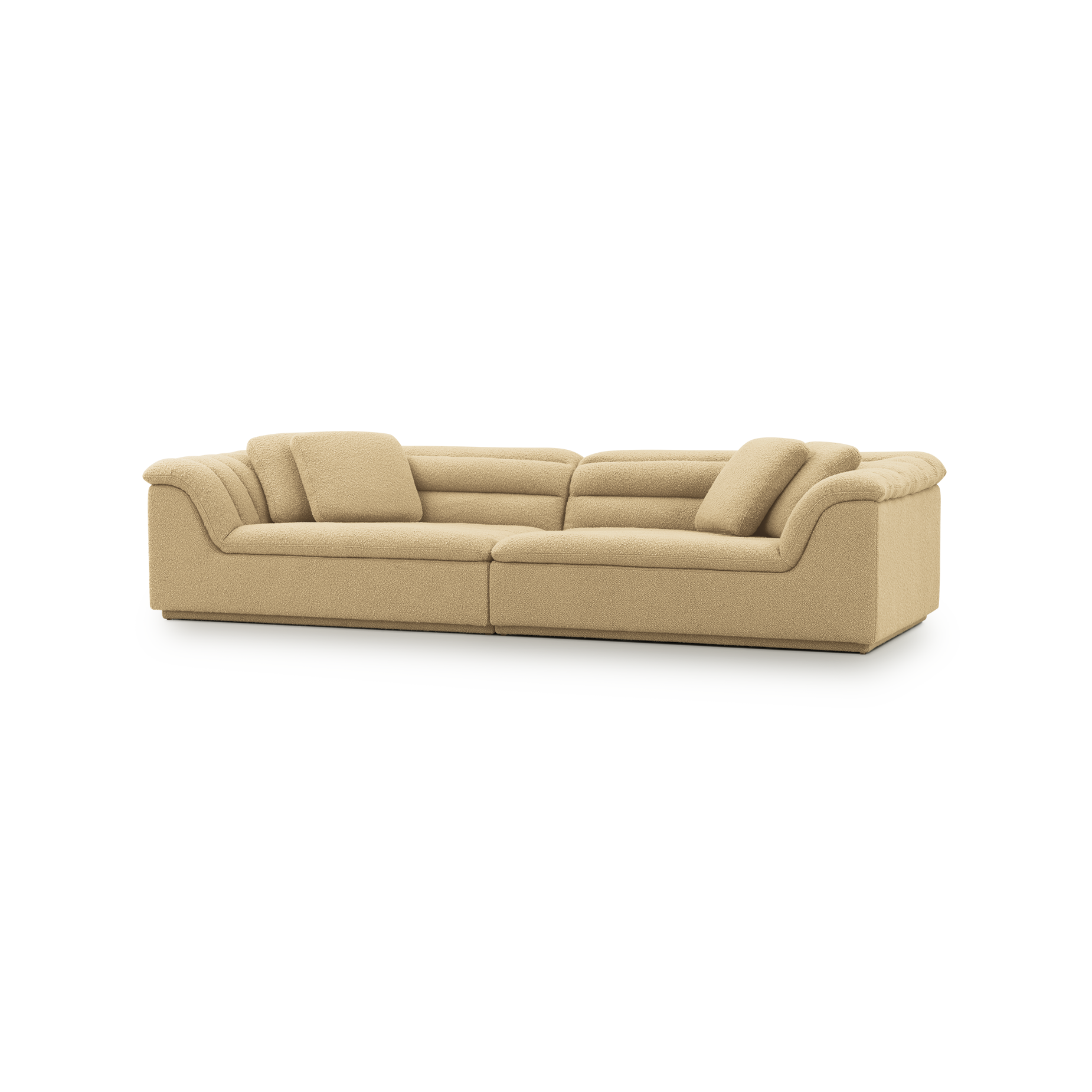 Float 4 Seat Sofa - [ Airlie Camel ]