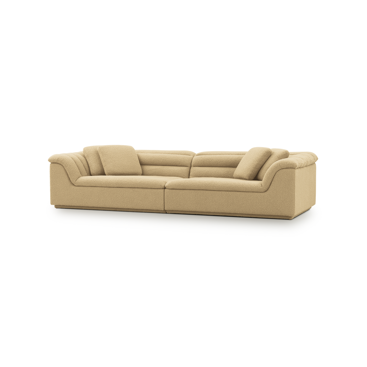 Float 4 Seat Sofa - [ Airlie Camel ]