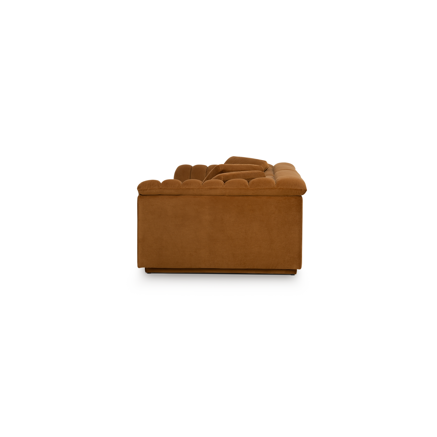 Float 4 Seat Sofa - [ Malibu Cognac ]