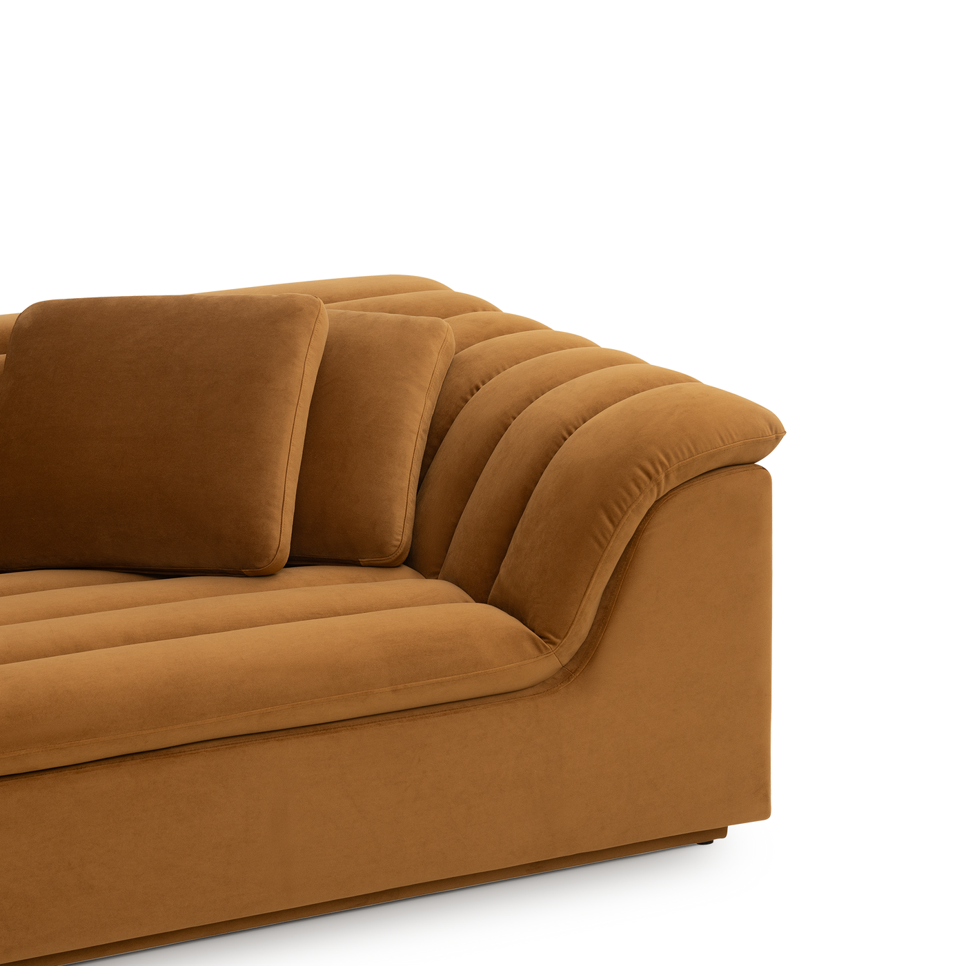 Float 4 Seat Sofa - [ Malibu Cognac ]