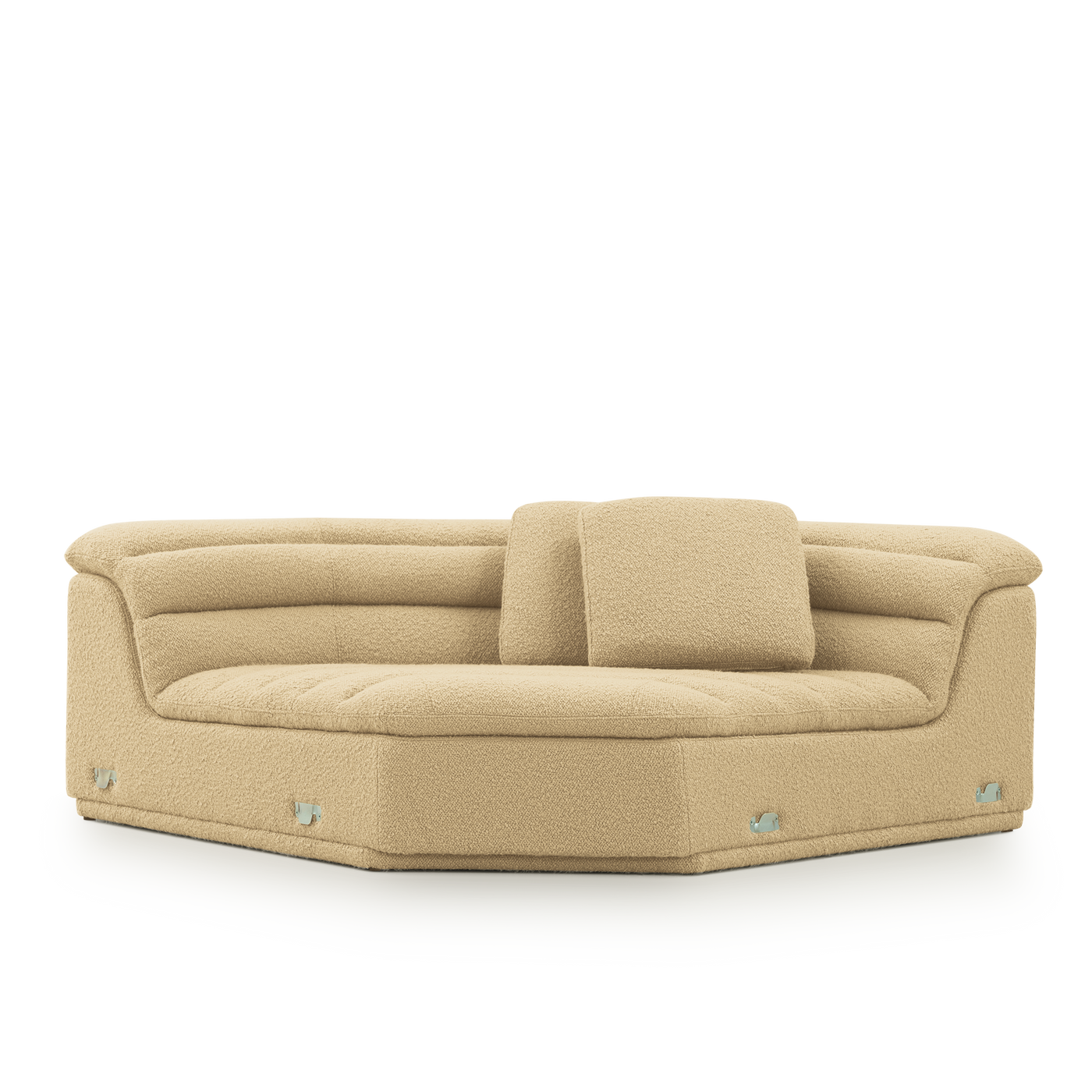 Float Corner Modular Piece - [ Airlie Camel ]