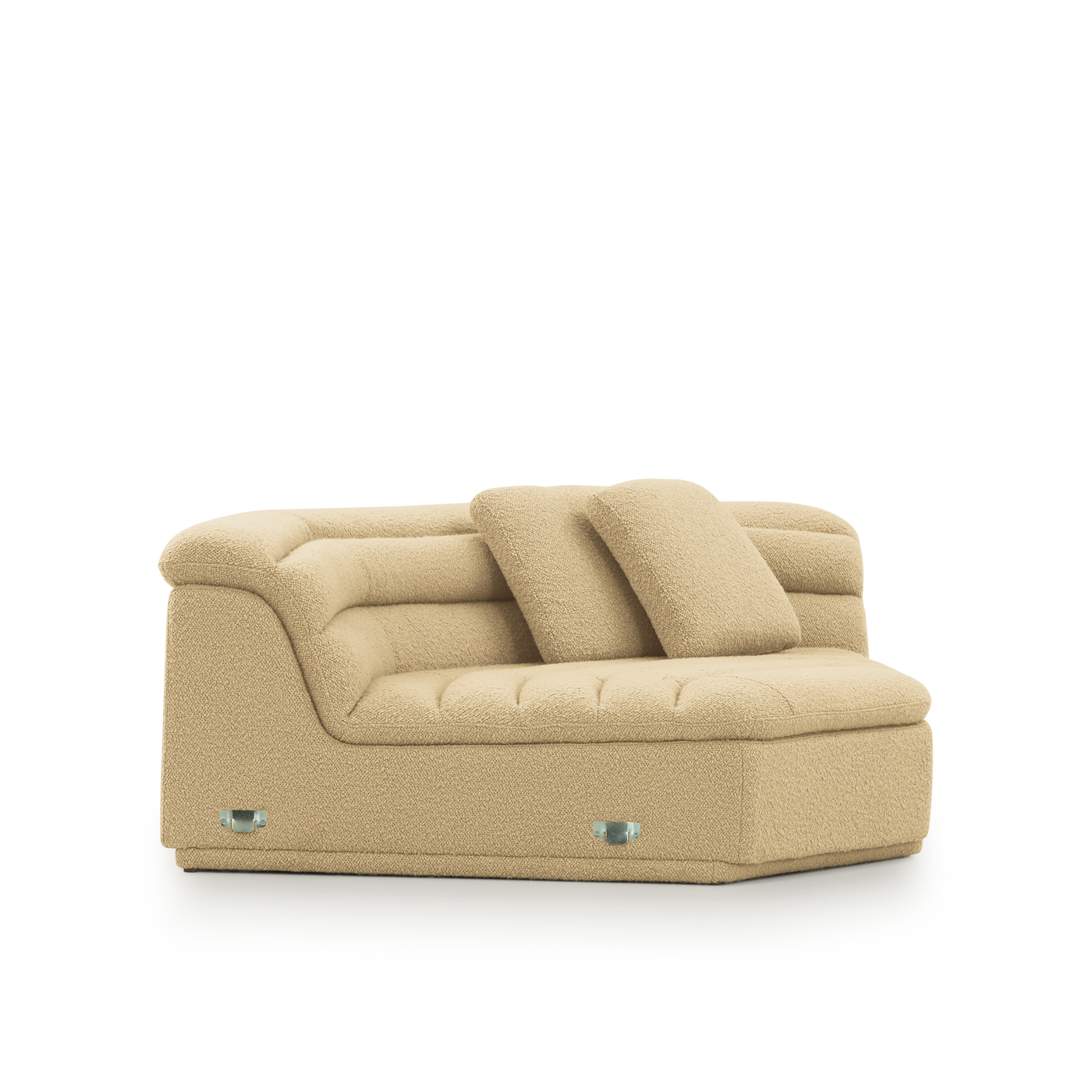 Float Corner Modular Piece - [ Airlie Camel ]