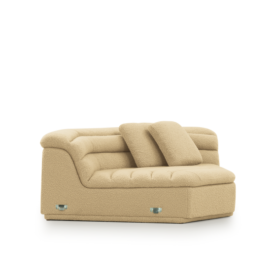 Float Corner Modular Piece - [ Airlie Camel ]