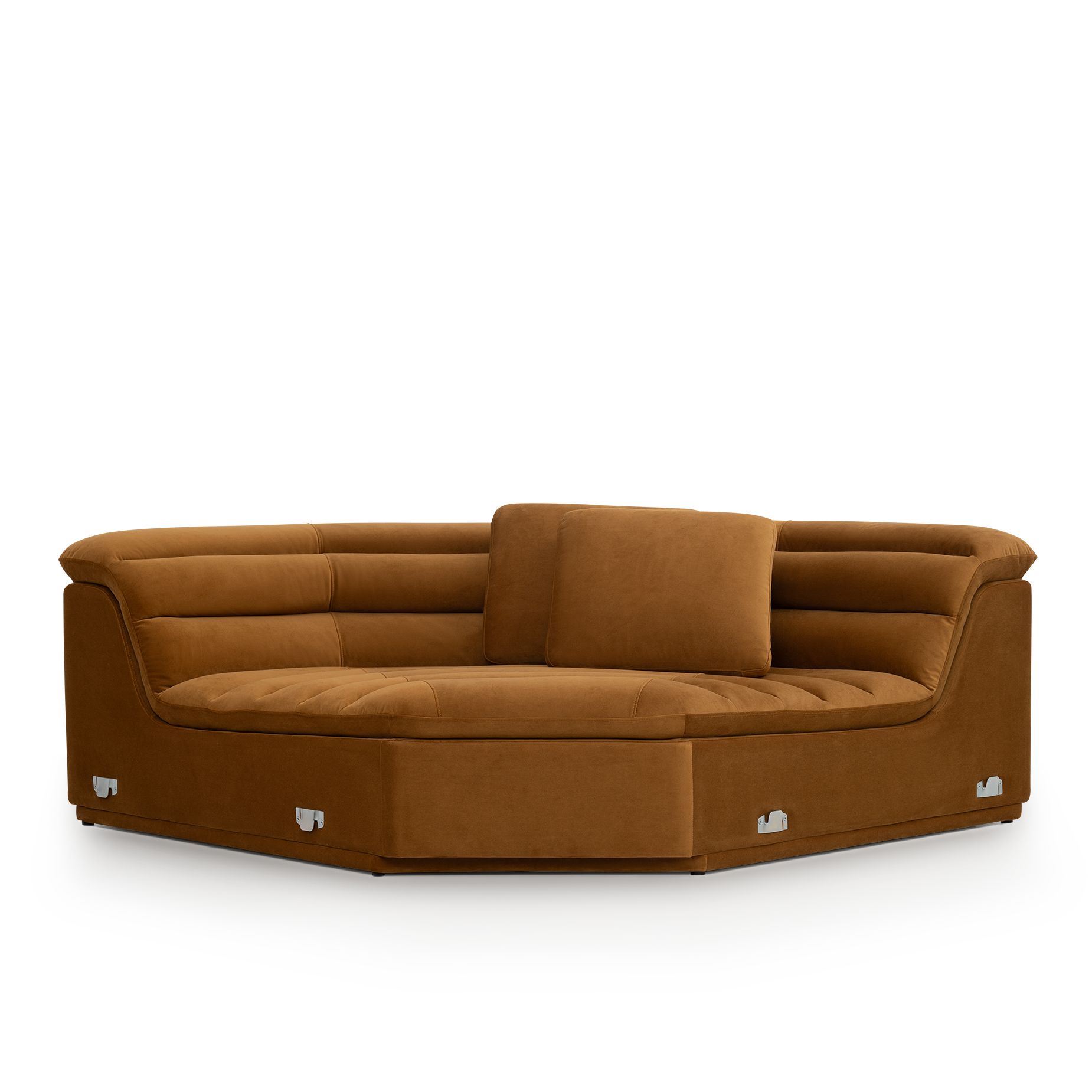 Float Corner Modular Piece - [ Malibu Cognac ]