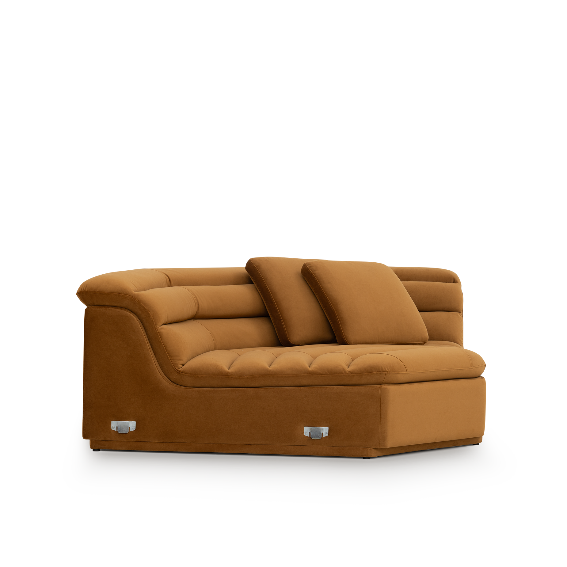 Float Corner Modular Piece - [ Malibu Cognac ]