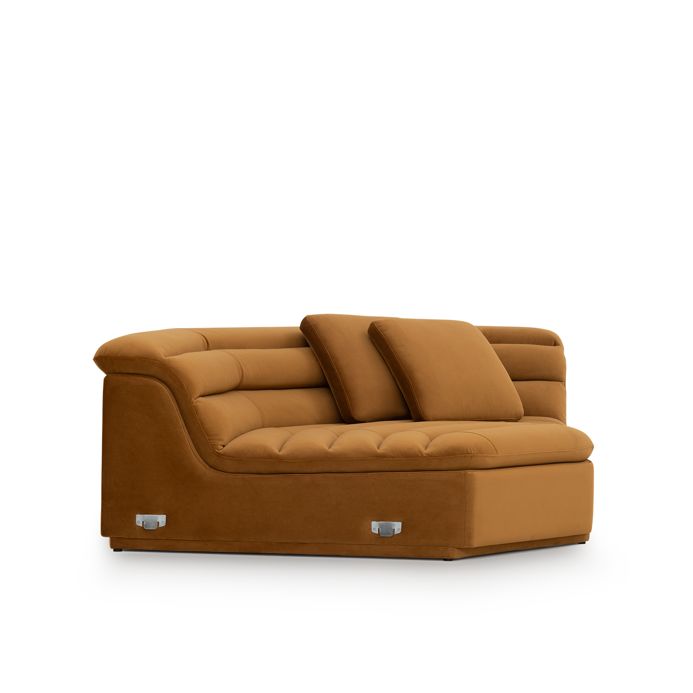Float Corner Modular Piece - [ Malibu Cognac ]