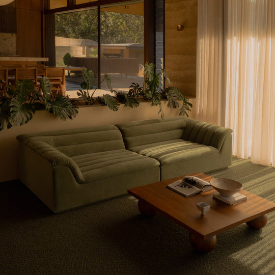 Float 4 Seat Sofa - [ Malibu Matcha ]