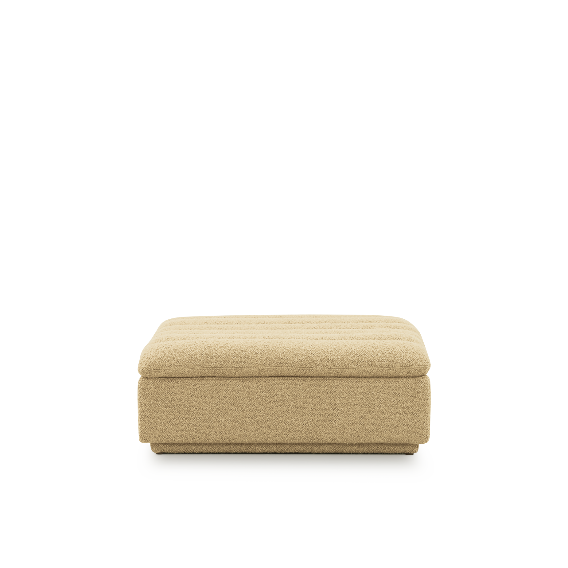 Float Ottoman - [ Airlie Camel ]