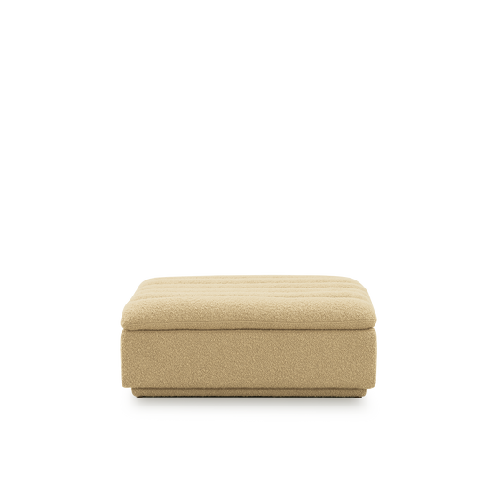 Float Ottoman - [ Airlie Camel ]