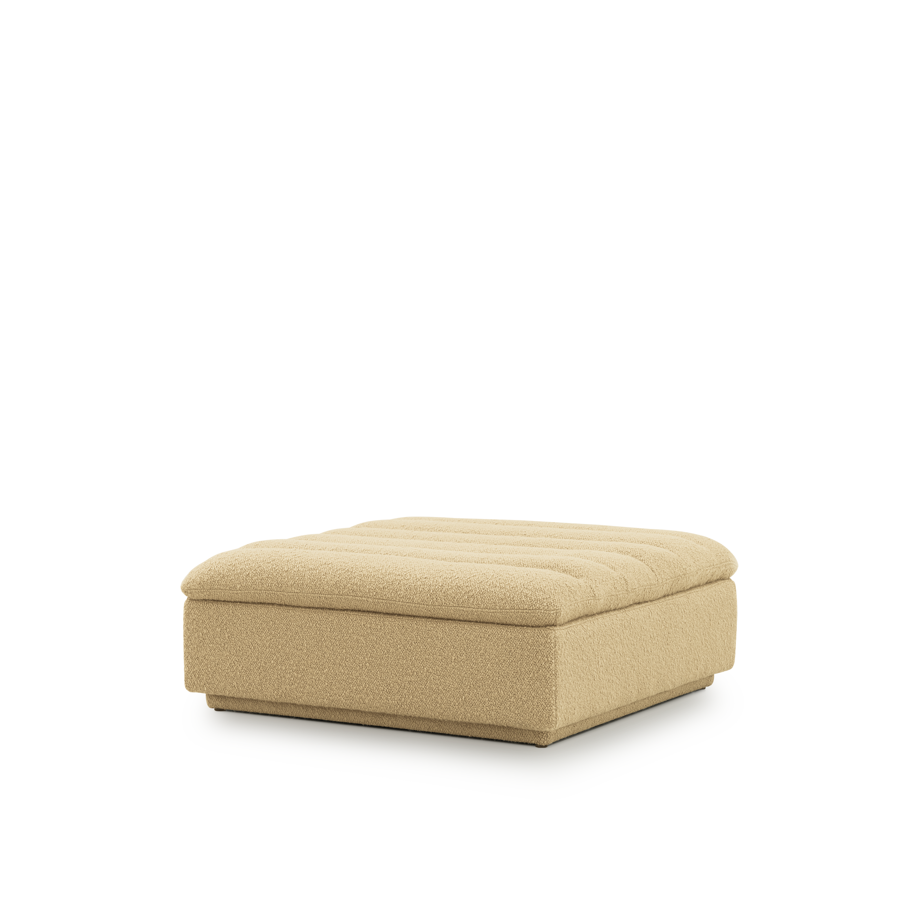 Float Ottoman - [ Airlie Camel ]