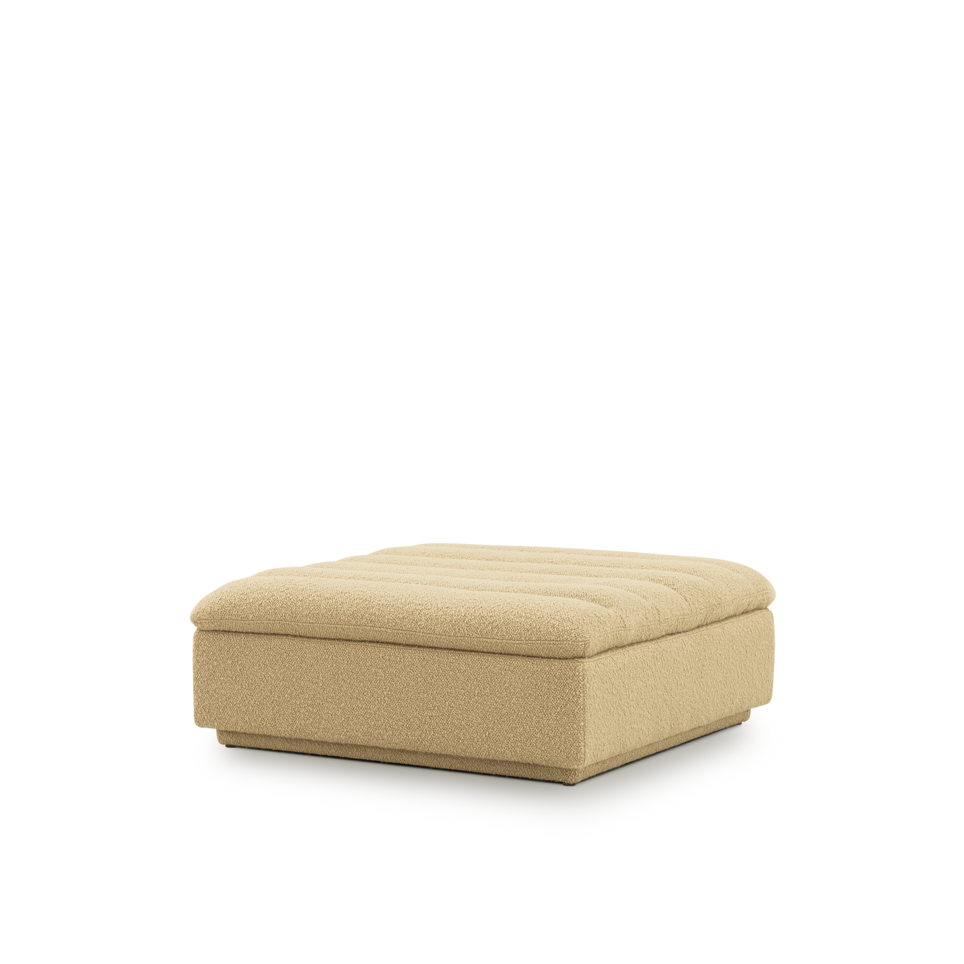 Float Ottoman - [ Airlie Camel ]