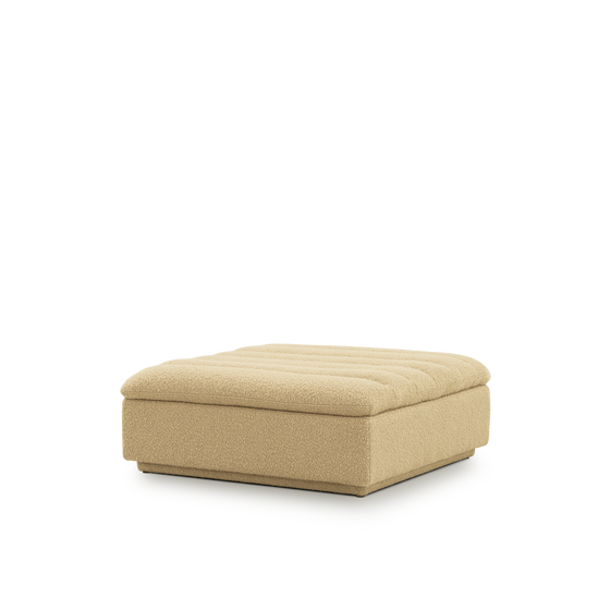 Float Ottoman - [ Airlie Camel ]