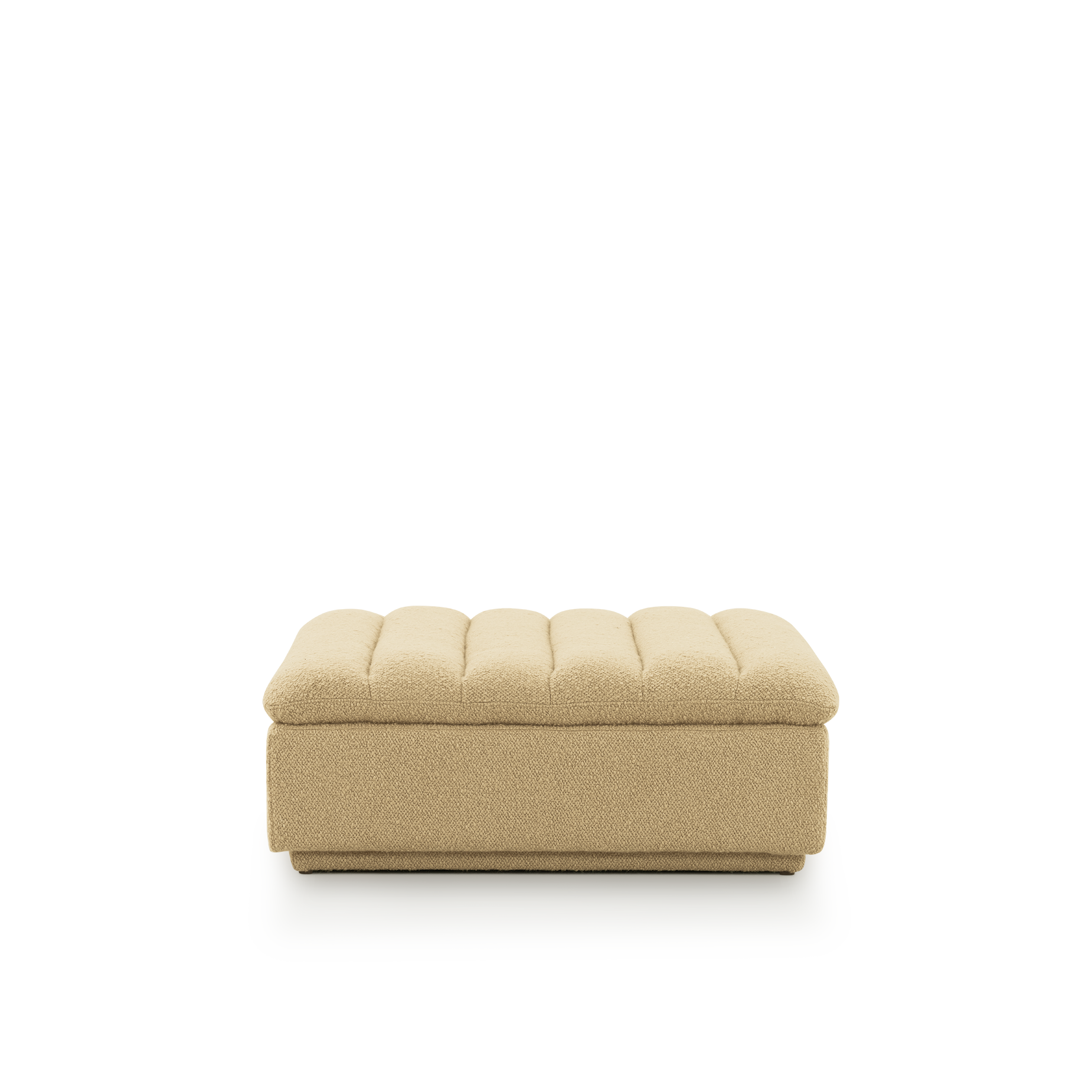 Float Ottoman - [ Airlie Camel ]