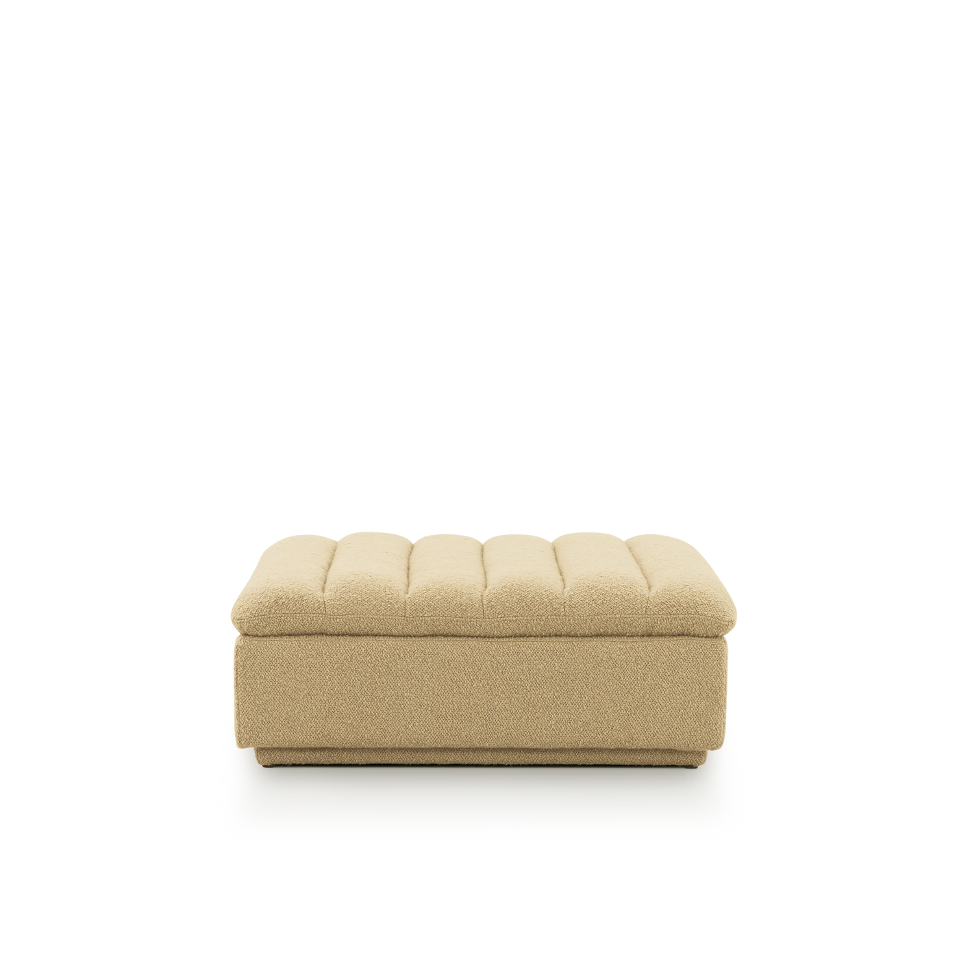 Float Ottoman - [ Airlie Camel ]