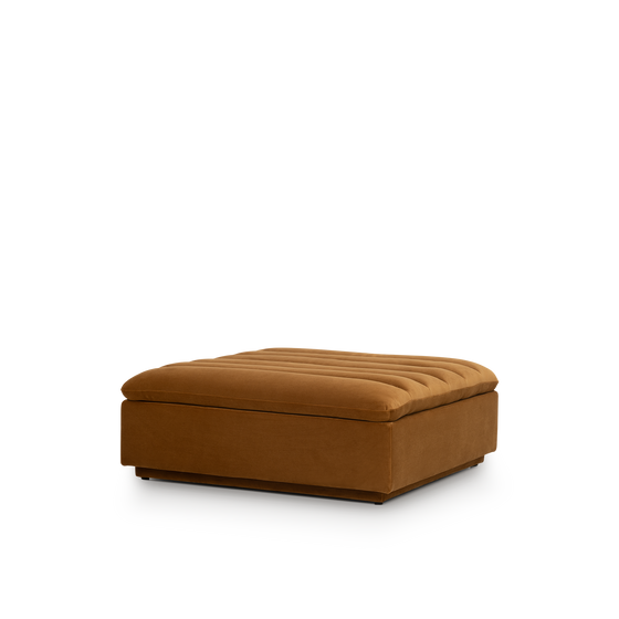 Float Ottoman - [ Malibu Cognac ]