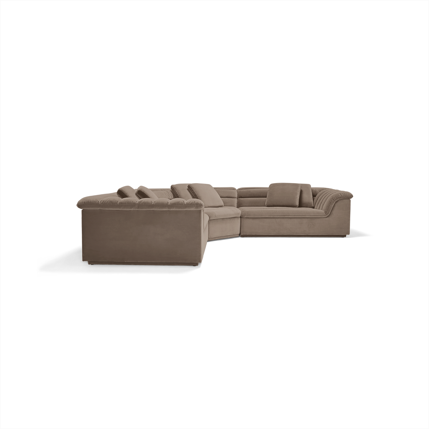 Float 3 Piece Modular Sofa - [ Avalon Fawn ]