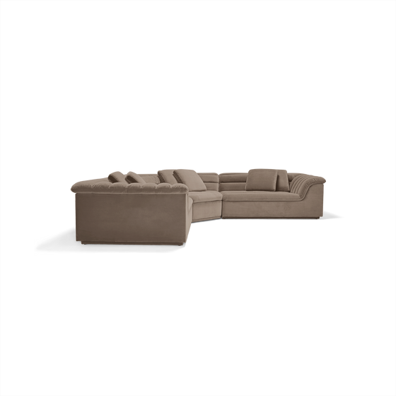 Float 3 Piece Modular Sofa - [ Avalon Fawn ]