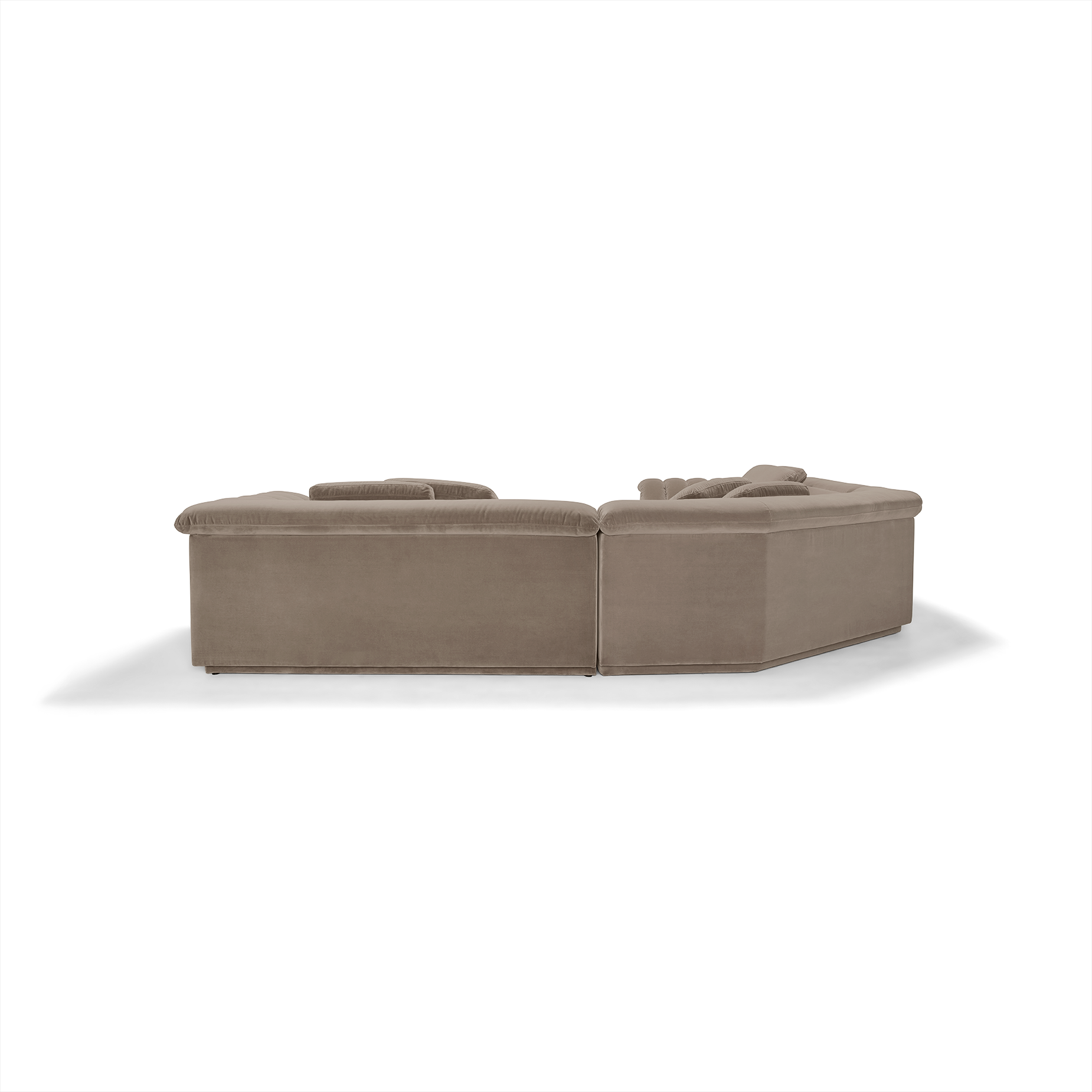Float 3 Piece Modular Sofa - [ Avalon Fawn ]