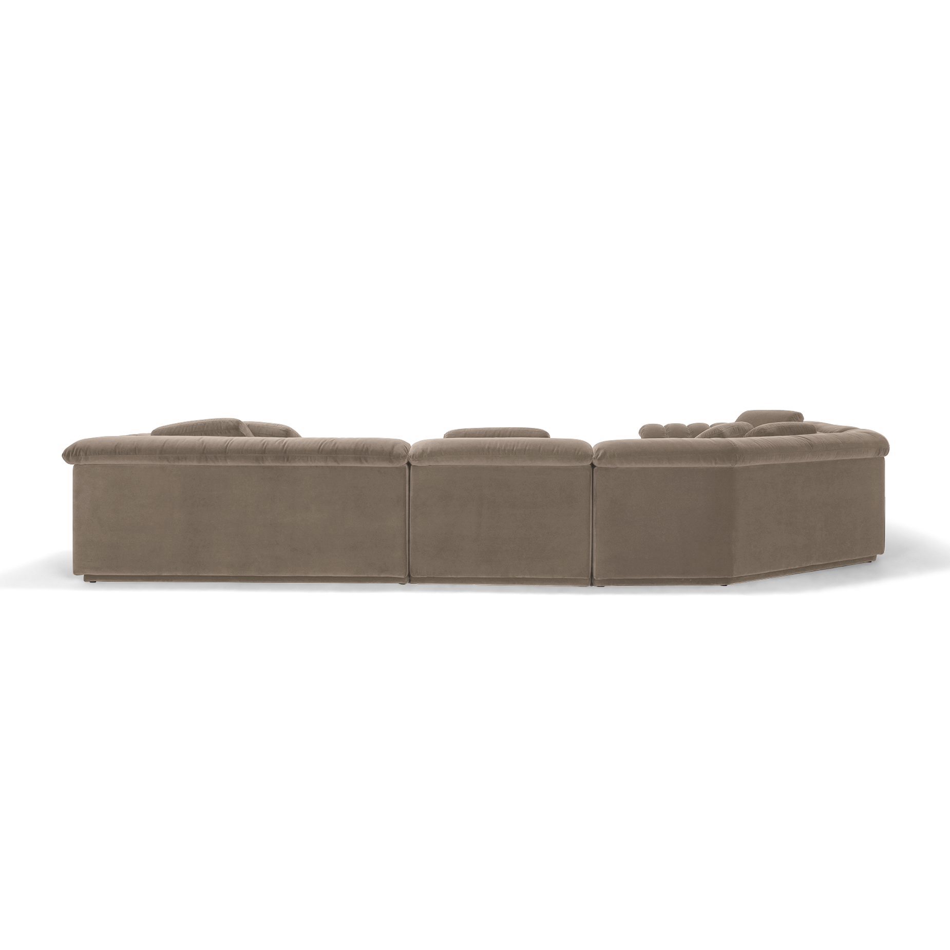 Float 4 Piece Modular Sofa - [ Avalon Fawn ]