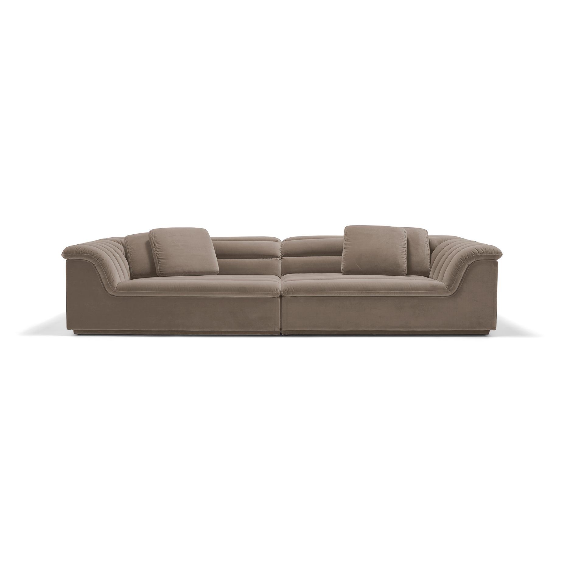 Float 4 Seat Sofa - [ Avalon Fawn ]