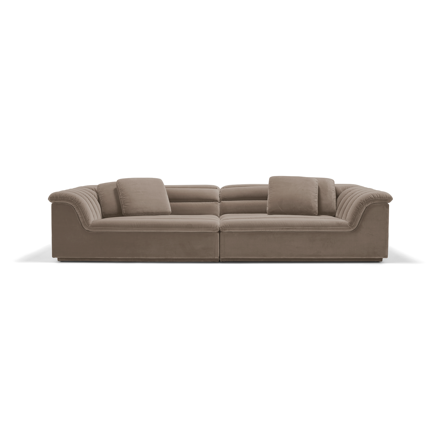 Float 4 Seat Sofa - [ Avalon Fawn ]