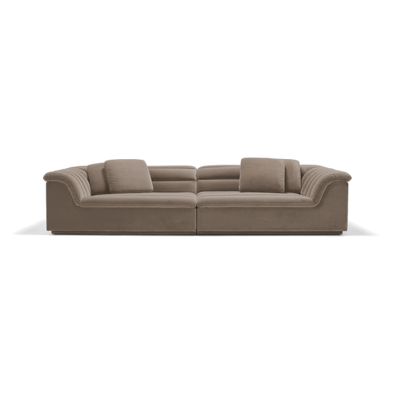 Float 4 Seat Sofa - [ Avalon Fawn ]