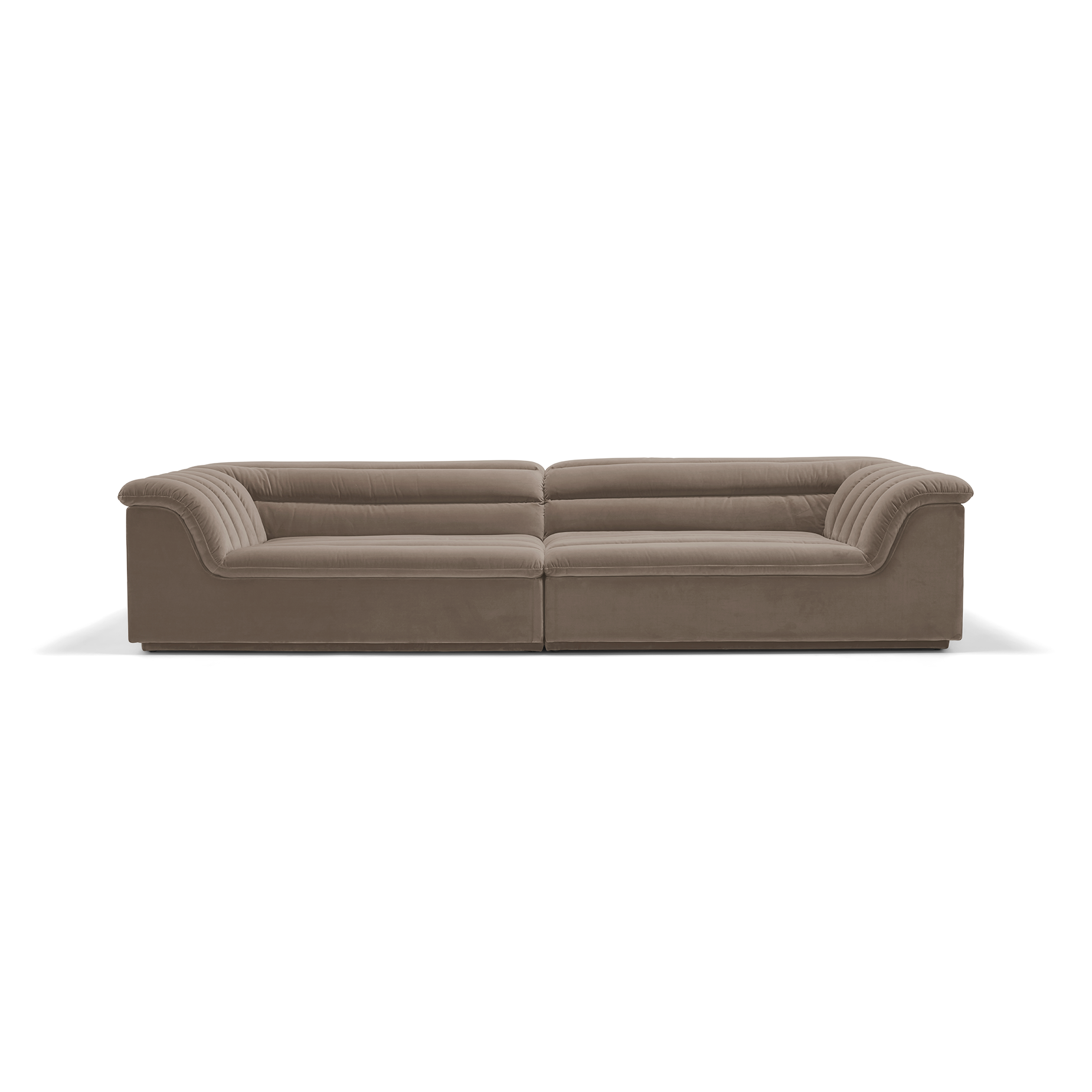 Float 4 Seat Sofa - [ Avalon Fawn ]