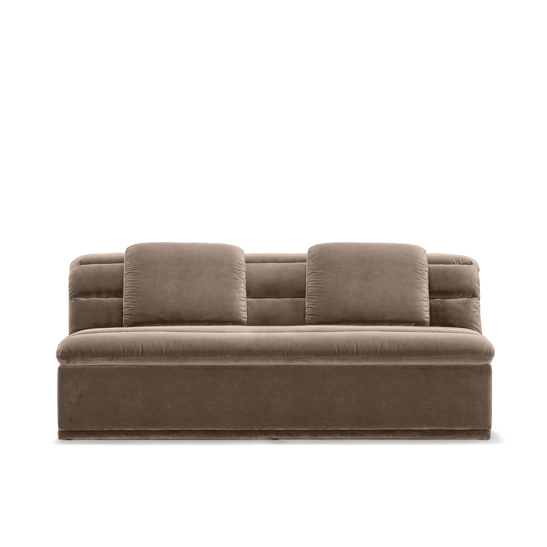 Float 3 Seat Armless Modular Piece - [ Avalon Fawn ]