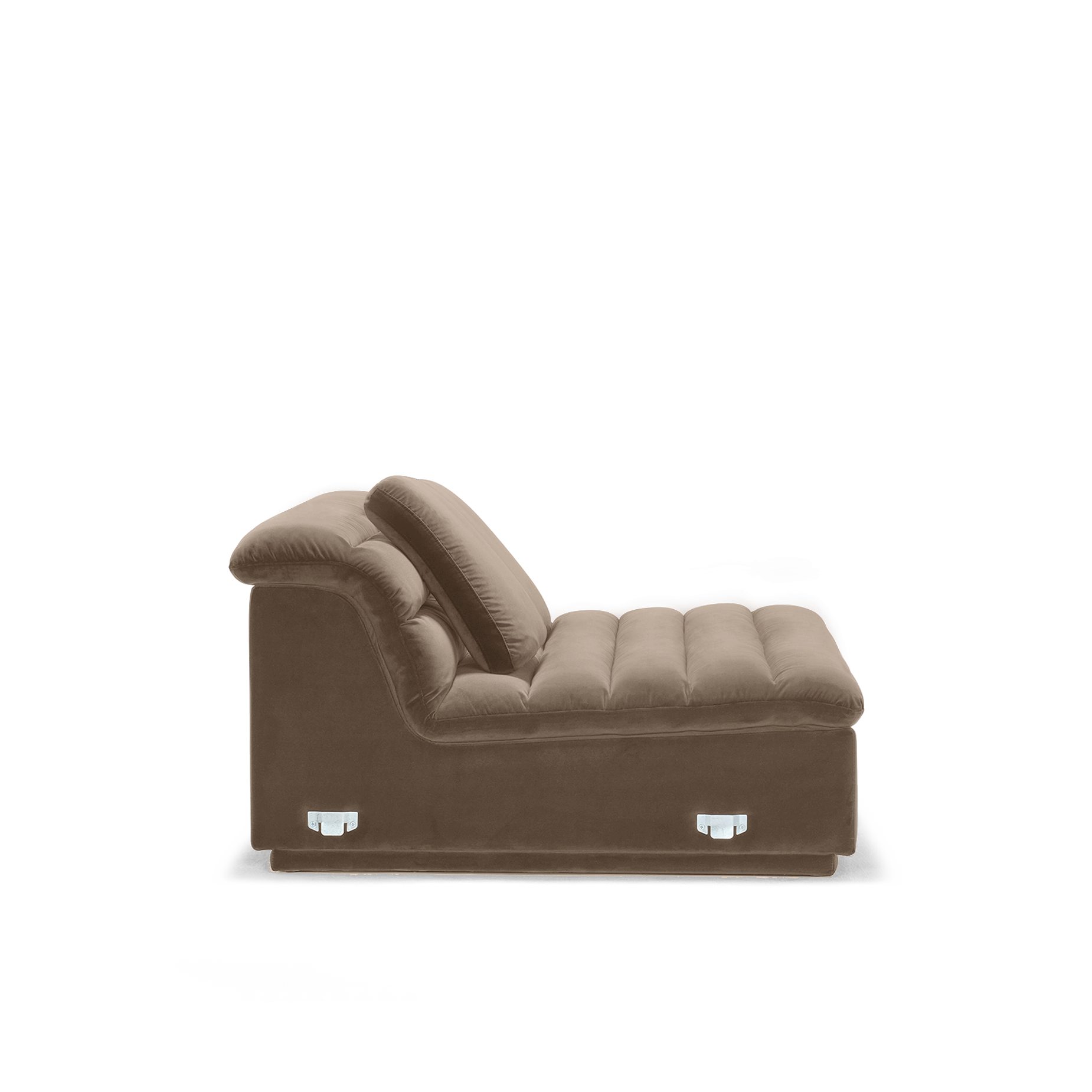 Float 3 Seat Armless Modular Piece - [ Avalon Fawn ]