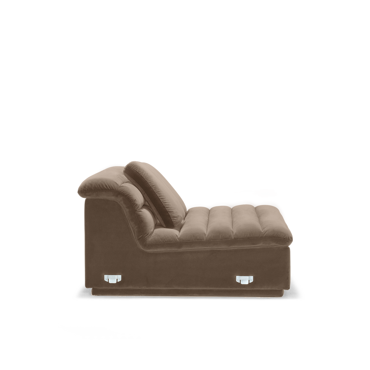 Float 3 Seat Armless Modular Piece - [ Avalon Fawn ]