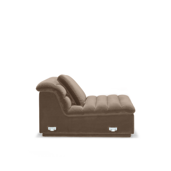 Float 3 Seat Armless Modular Piece - [ Avalon Fawn ]