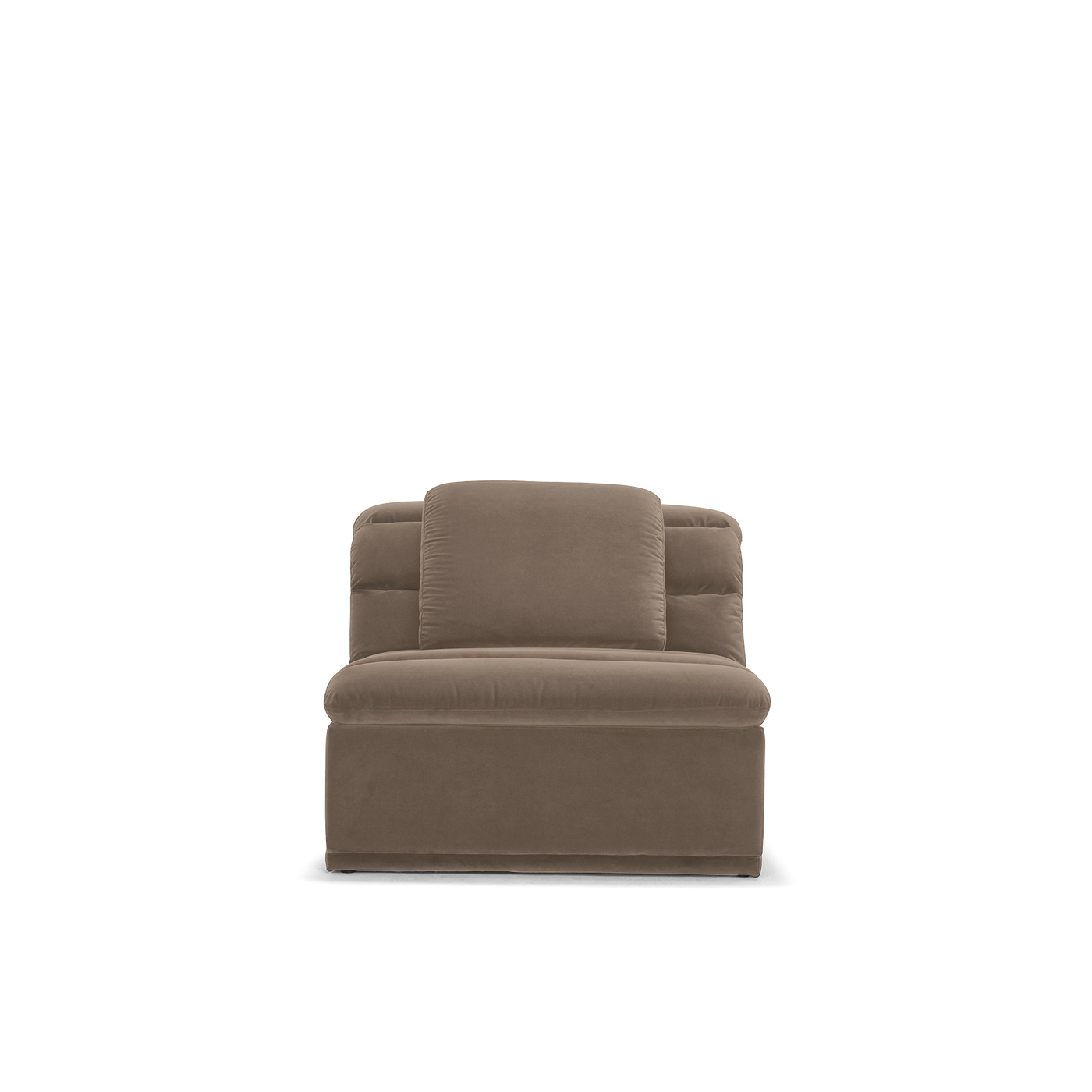 Float 1.5 Seat Armless Modular Piece - [ Avalon Fawn ]