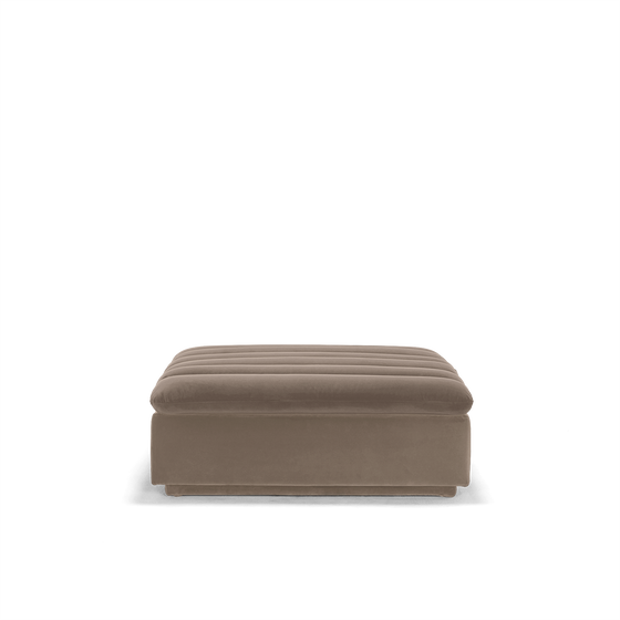 Float Ottoman - [ Avalon Fawn ]