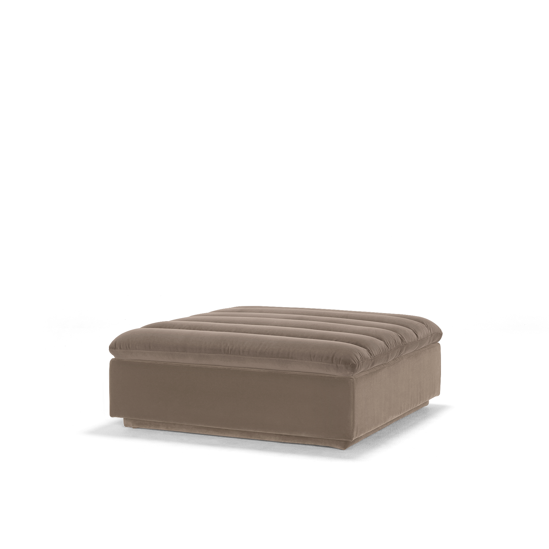 Float Ottoman - [ Avalon Fawn ]