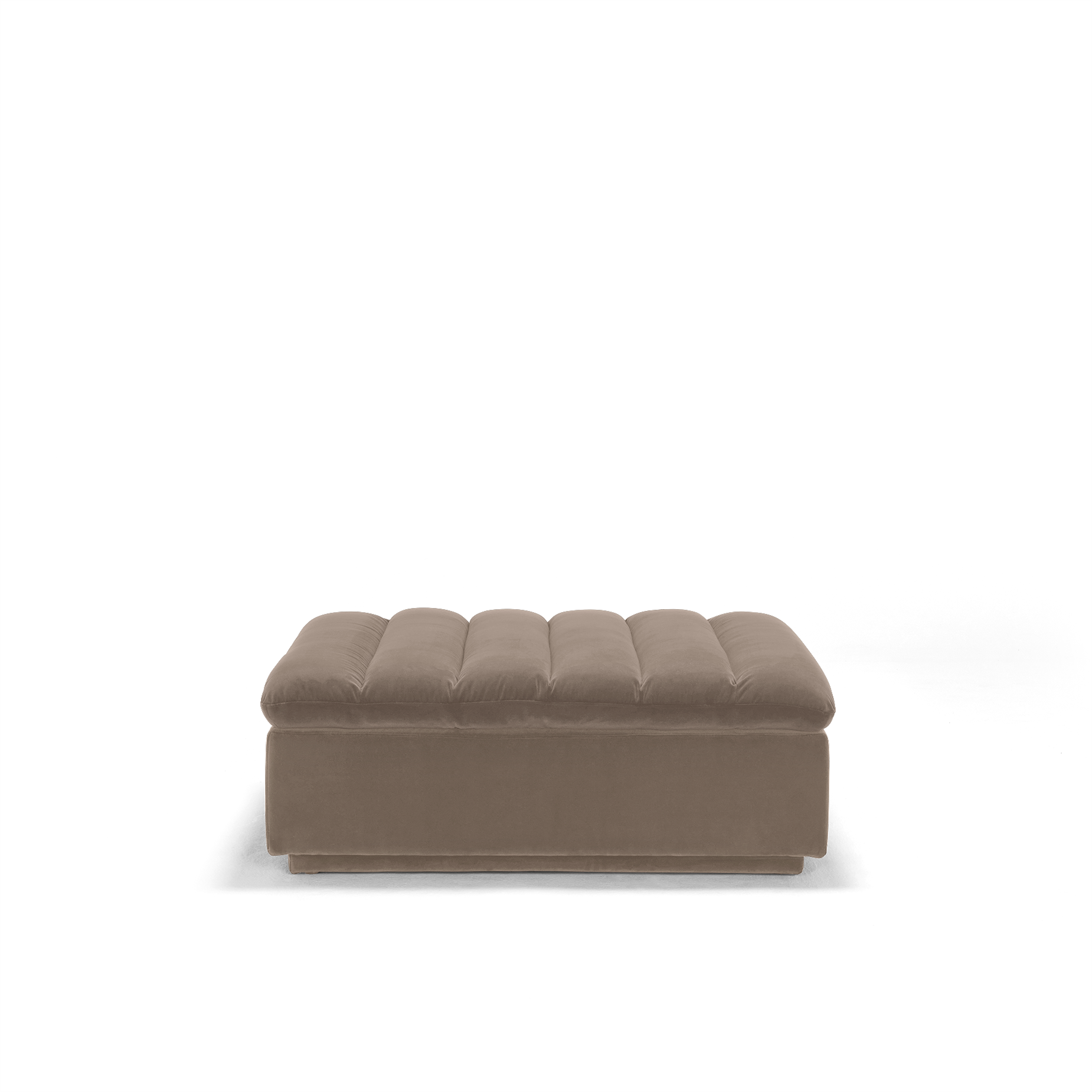 Float Ottoman - [ Avalon Fawn ]
