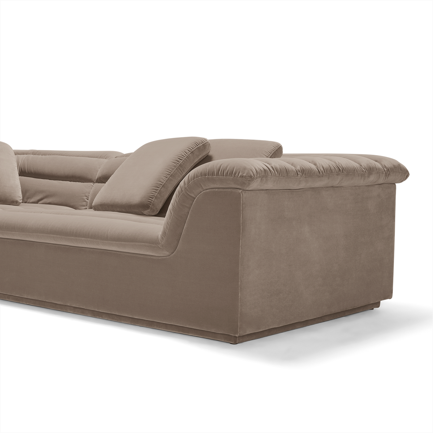 Float 3 Piece Modular Sofa - [ Avalon Fawn ]