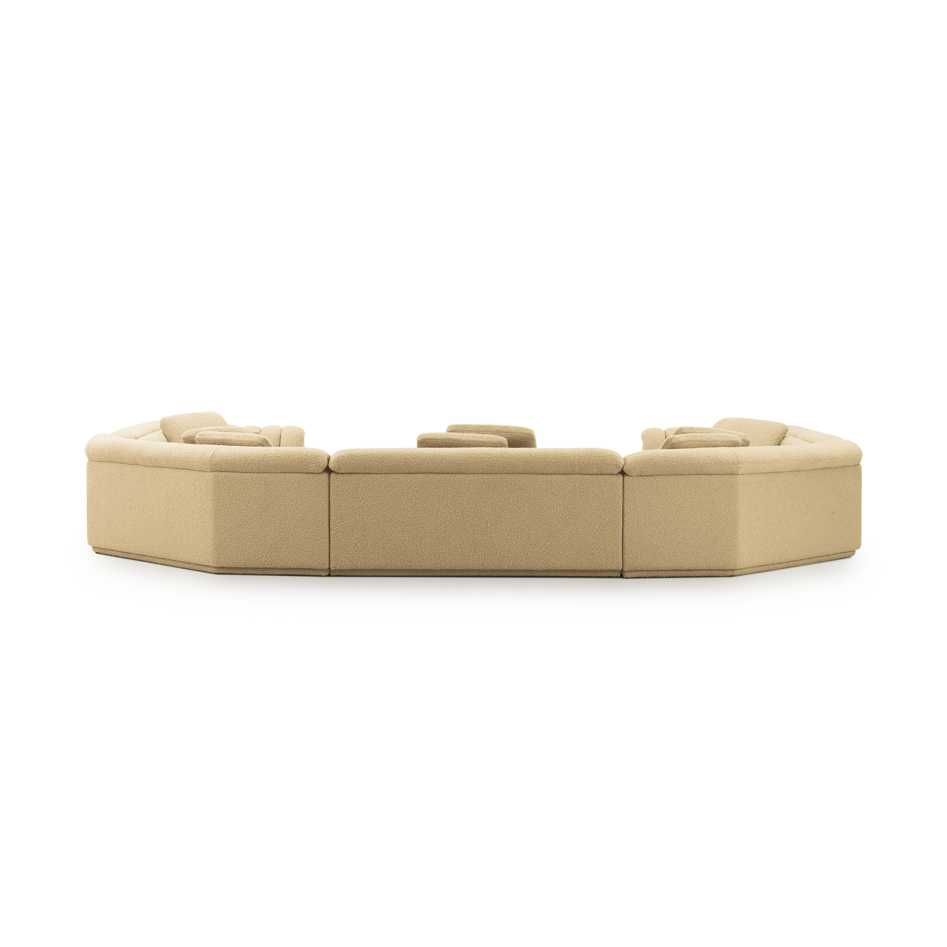 Float U Shape Modular Sofa - [ Airlie Camel ]