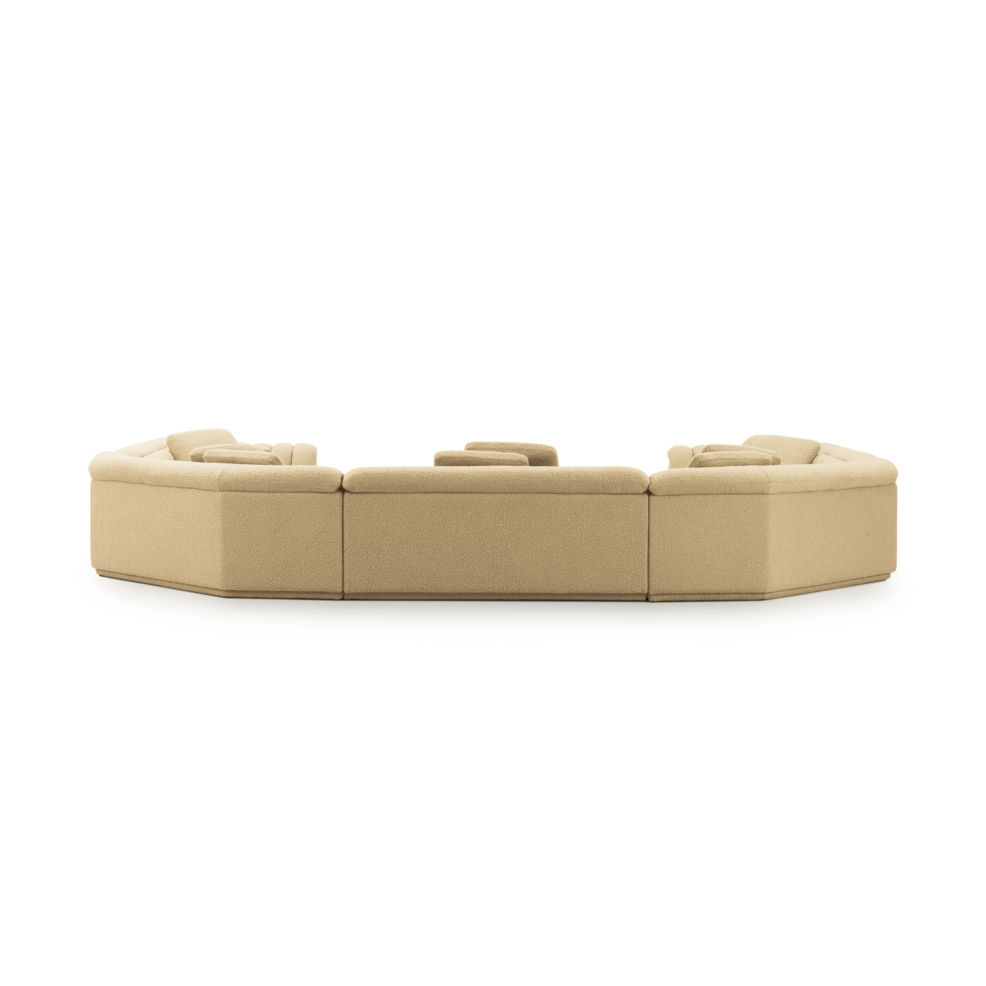Float U Shape Modular Sofa - [ Airlie Camel ]