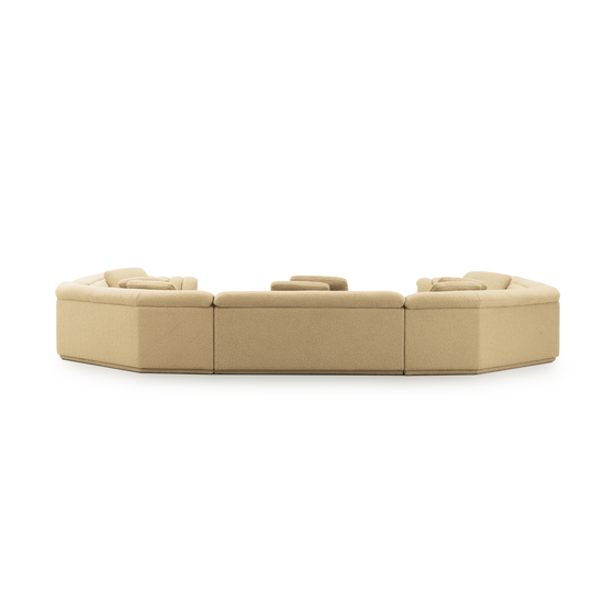 Float U Shape Modular Sofa - [ Airlie Camel ]