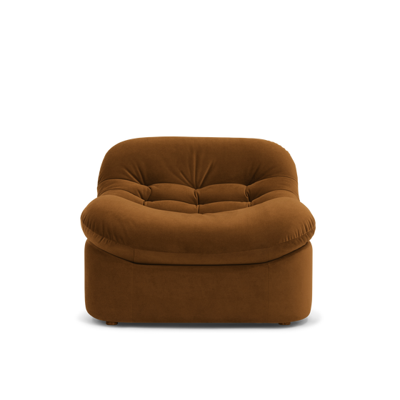 Glove Occasional Chair - [ Malibu Cognac ]